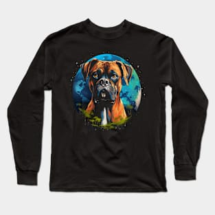 Boxer Earth Day Long Sleeve T-Shirt